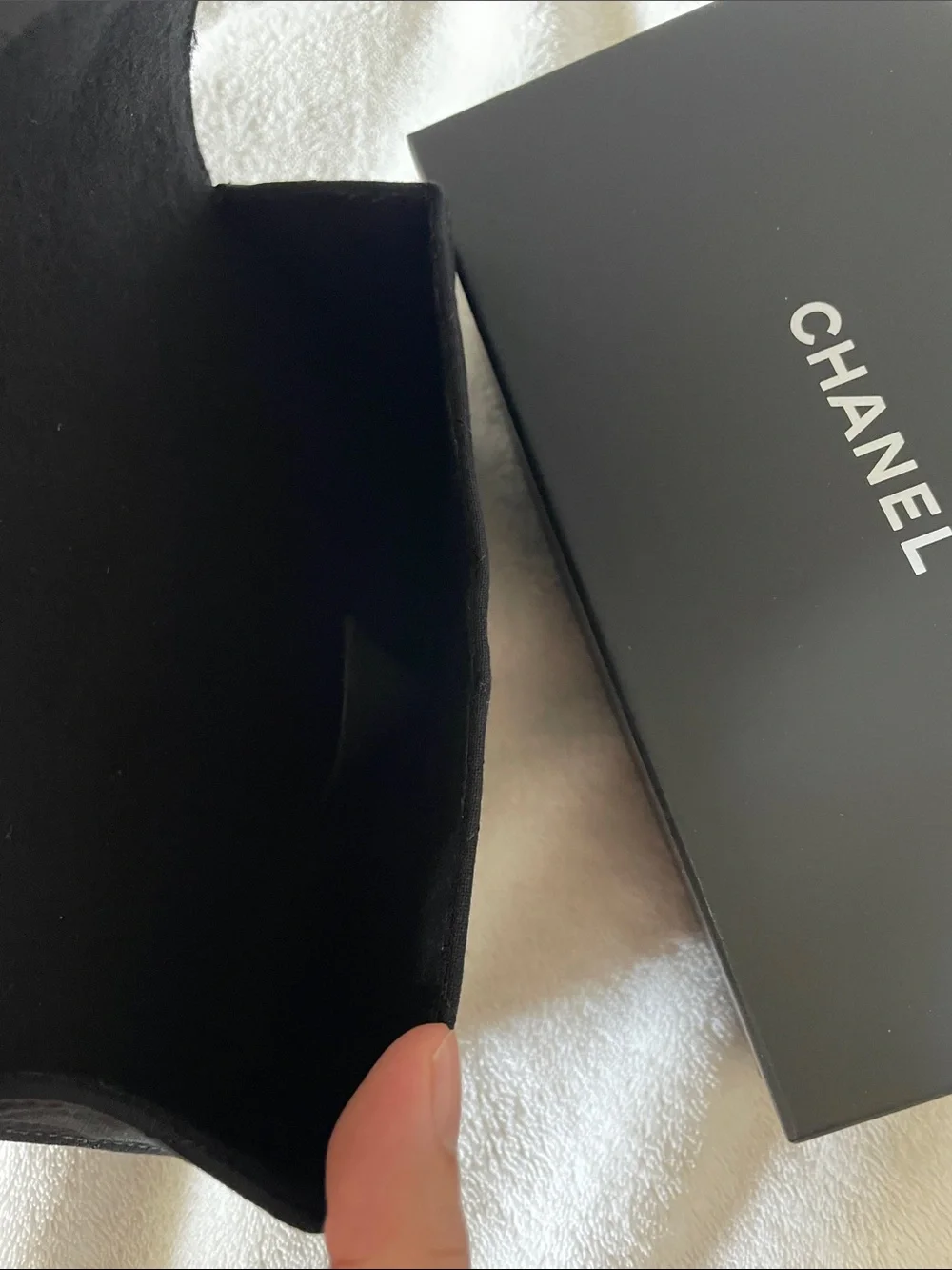 Chanel sunglasses case & box